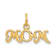 10K Yellow Gold Mom Charm