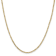 14K Yellow Gold 2.25mm Flat Figaro Chain Necklace