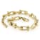 Stirrup Link Bracelet In Gold-Tone 6.5mm