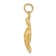 14K Yellow Gold Sea Turtle Pendant
