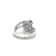 Rhodium Over Sterling Silver Oval Tanzanite and White Zircon Ring 1.96ctw