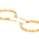 Classic Polished Hoop Earrings In 18K Gold Over Sterling Silver