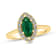 1.37ctw Ruby and Diamond Ring in 14k Yellow Gold