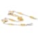 White Lab-Grown Diamond Two-Tone Station Bracelet In 14K Yellow Gold
Over Sterling Silver 1.50ctw