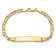 14k Yellow Gold Mariner Link ID Bracelet