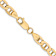 14k Yellow Gold 6.25mm Solid Concave Mariner 26 Inch Chain