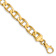 14k Yellow Gold 9mm Hand-Polished Mariner Link Bracelet