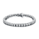 CZ Tennis Bracelet In Sterling Silver