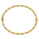 14K Yellow Gold Twisted Hinged Bangle