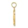 14K Yellow Gold Number 1 MOM in Heart Charm