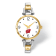 LogoArt University of Wisconsin Elegant Ladies Two-tone Watch