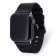 Gametime MLB Tampa Bay Rays Black Leather Apple Watch Band (42/44mm
M/L). Watch not included.