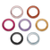 Charles Hubert Gold-finish 7 Color Bezels Stainless Steel Bangle Watch