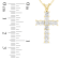 1.50ctw Diamond Cross Pendant in 14k Yellow Gold