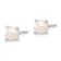 Sterling Silver With E-Coating 5mm Freshwater Cultured Pearl Post Earrings