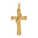 10k Yellow Gold Diamond Cross Pendant