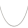 Sterling Silver 2mm Box Chain with 2-inch Extension Necklace