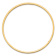 10k Yellow Gold 3mm Polished Square Tube Slip-on Bangle