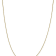 18K Yellow Gold 0.9mm Solid Box 18 Inch Chain