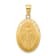 14K Yellow Gold Miraculous Medal Pendant