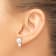 14K Yellow Gold 4-5mm and 6-7mm White Akoya Cultured Pearl Post Earrings