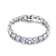 CZ Tennis Bracelet In Sterling Silver 7 Inch