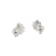 White Cubic Zirconia Rhodium Over Sterling Silver Stud Earrings 0.91ctw