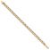 14k Yellow Gold Lite 5.5mm Double Link Charm Bracelet