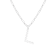 Letter L Initial Cultured Freshwater Pearl Rhodium Over Sterling Silver
Pendant With  18" Chain