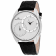 Oceanaut Men's Sentinel White Dial, Black Leather Strap Watch