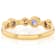 Tanzanite And Lab-Grown Diamond Band Ring In 18K Gold Over Sterling
Silver 0.44ctw