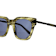 Karen Walker Horn Square Frame / Gray Lenses Sunglasses