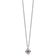 Rhodium Over Sterling Silver with 14K Accent Amethyst and Pink Quartz
18-inch Necklace