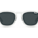 QUAY "JACKPOT" Clear Square Frame / Smoke Lenses Sunglasses