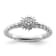 Sterling Silver Stackable Expressions Diamond Star Ring 0.035ctw