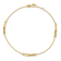 14K Yellow Gold Polished with .5-inch Extension Anklet