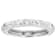 White Cubic Zirconia Rhodium Over Sterling Silver Eternity Band Ring 1.05ctw