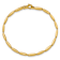 14k Yellow Gold Polished 3.3mm Fancy Link Bracelet