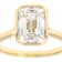 3ct Emerald-Cut Lab-Grown Diamond Solitaire Ring In Solid 14K Yellow Gold