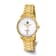 Mens Charles Hubert Gold Plated Stainless Steel Silver-tone Dial Watch