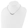 Rhodium Over Sterling Silver 16-inch with 2-inch Extension Necklace