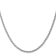14k White Gold 3mm Parisian Wheat Chain 20 Inches