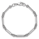 Rhodium Over 14K White Gold Polished Fancy Link Bracelet