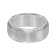 9mm Step-Edge Comfort Fit Band in Gray Tungsten Carbide with Brushed Finish
