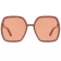 Gucci Pink Frame / Orange Lens Sunglasses
