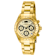 Invicta Speedway 37mm Gold Dial Stainless Steel Band Quartz Watch