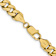 14k Yellow Gold 8.5mm Solid Flat Beveled Curb 22 Inch Chain
