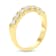 0.75cttw 7 Stone Diamond Band Ring in 14k Yellow Gold