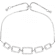 CZ Station Link Bolo Bracelet In Sterling Silver