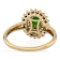 Chrome Diopside, Black Spinel And White Zircon Ring In 18K Gold Over
Sterling Silver 1.24ctw